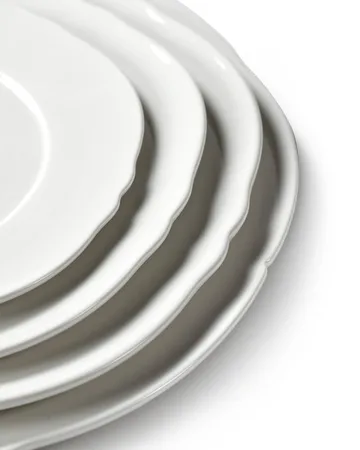 Silhouette plate S Ø20.6 cm 4-pack - White - Serax