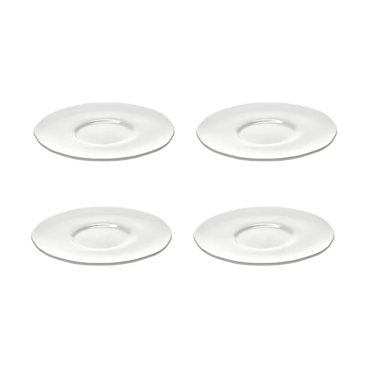 Silhouette saucer for coffee cup Ø12.7 cm 4-pack - White - Serax