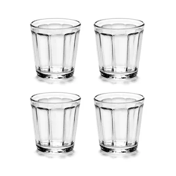 Surface espresso glass 10 cl 4-pack clear - Serax