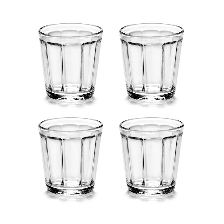 Surface espresso glass 10 cl 4-pack clear - Serax