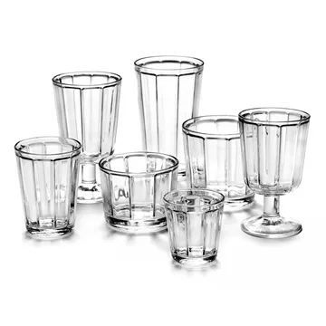 Surface espresso glass 10 cl 4-pack clear - Serax