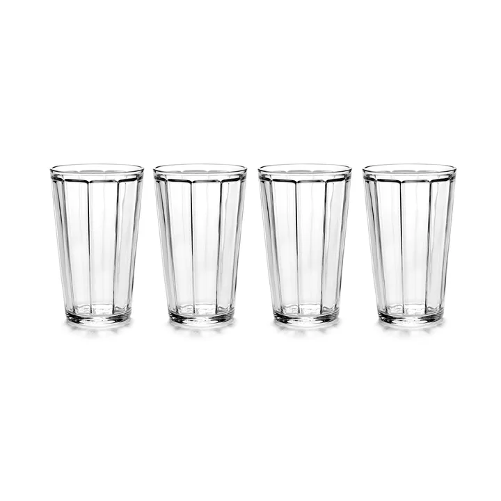 Surface longdrink glass 45 cl 4-pack clear - Serax