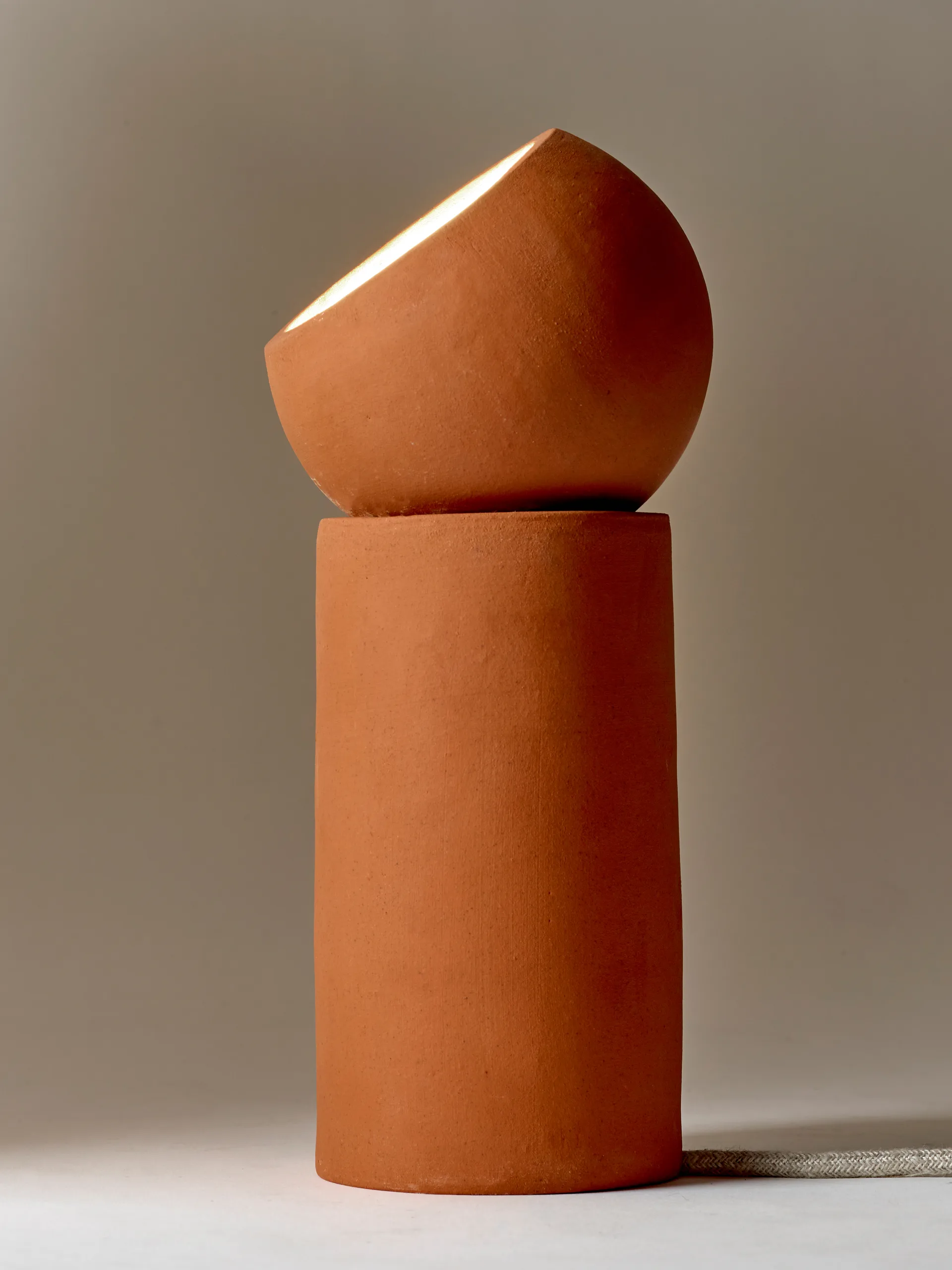 Terra floor lamp S, Terracotta Serax