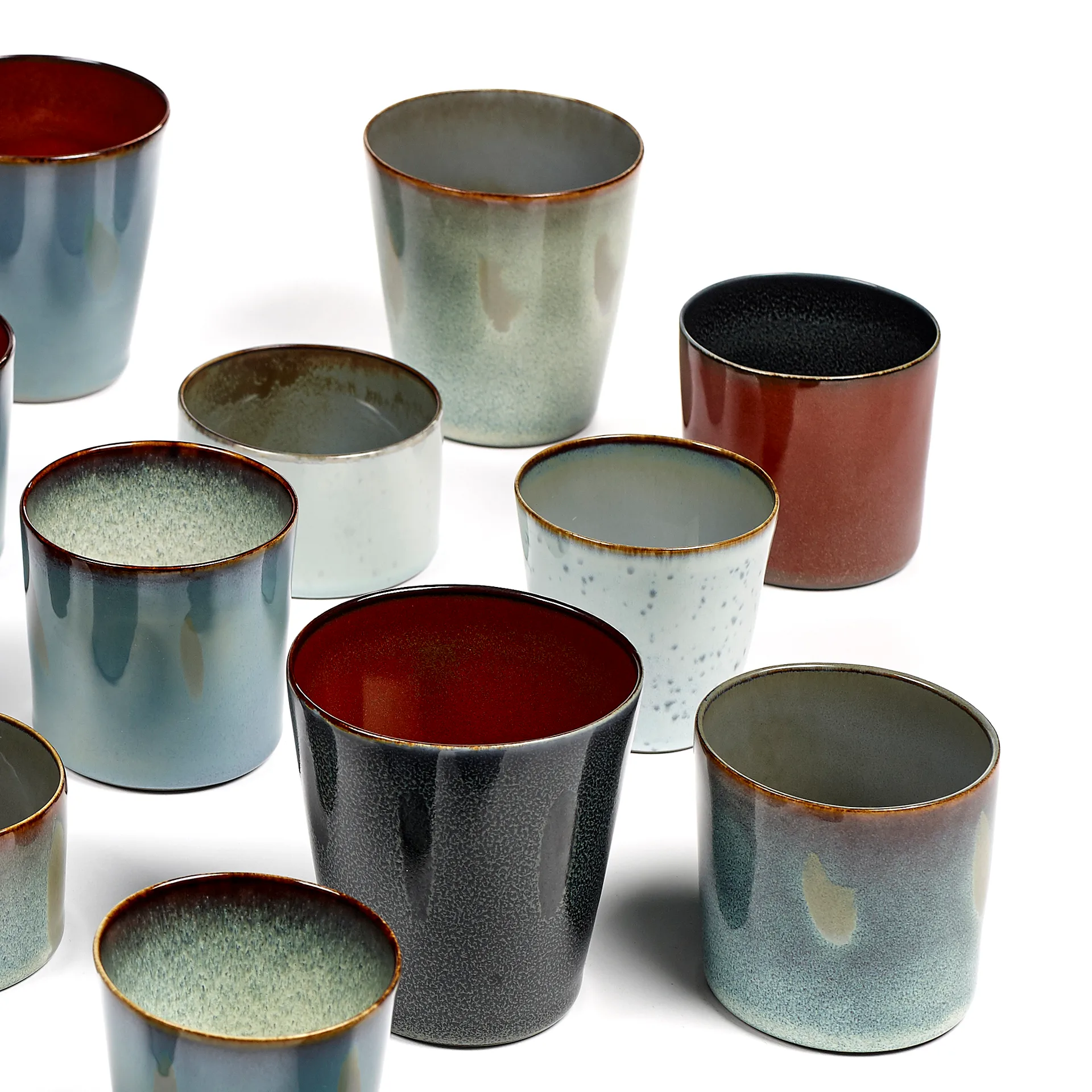 Terres de Rêves cup S, light blue-smokey blue Serax
