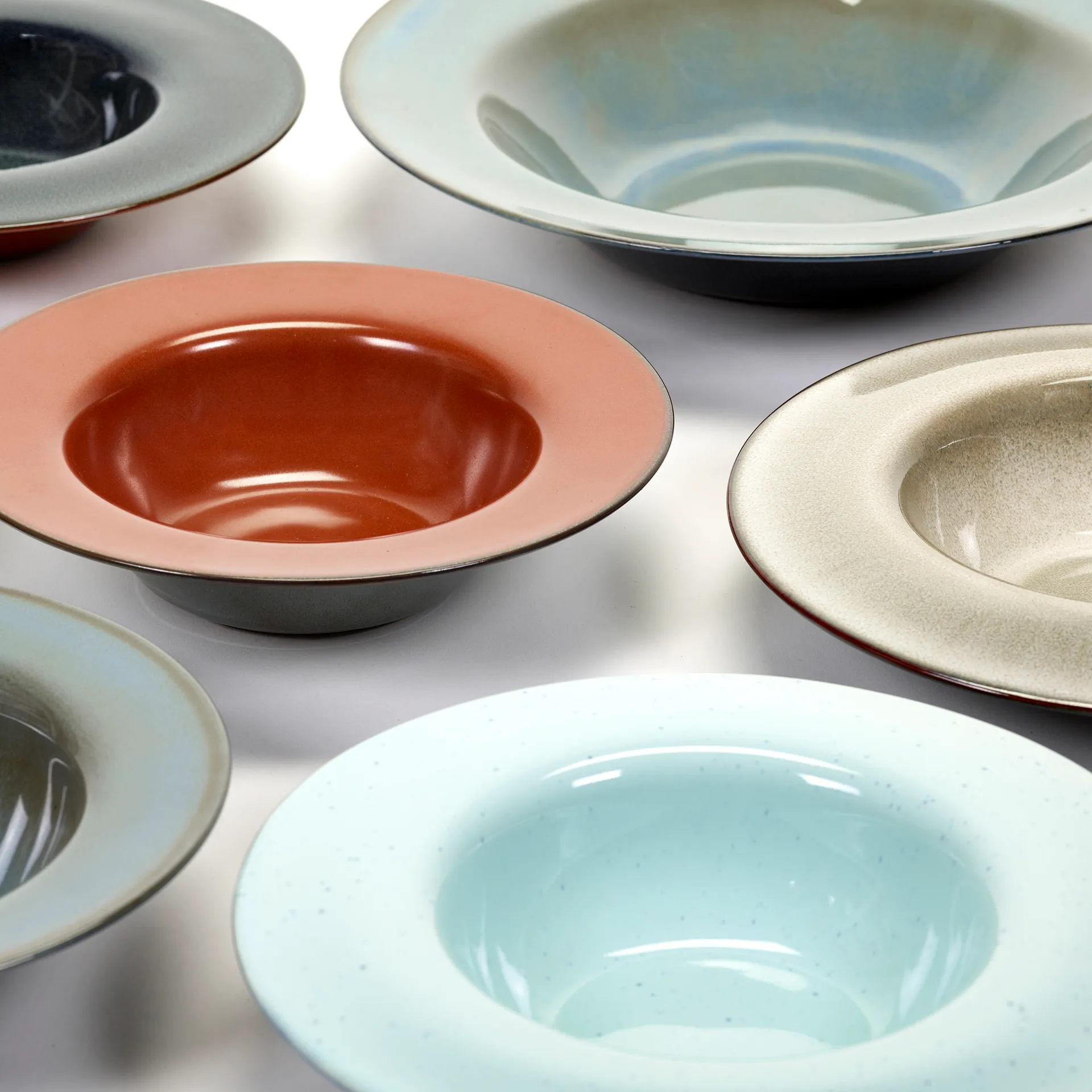 Terres de Rêves deep plate 21.3 cm, Light blue-smokey blue Serax