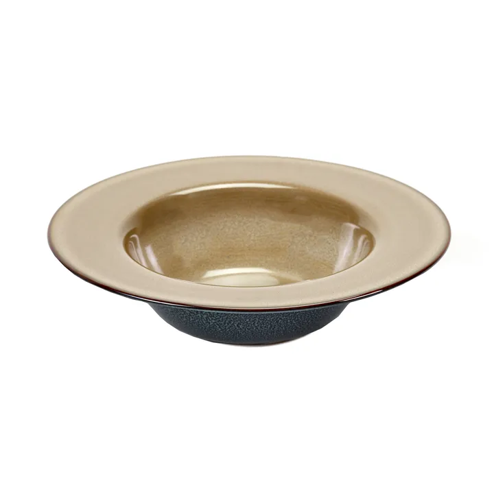 Terres de Rêves deep plate 21.3 cm - Misty grey-dark blue - Serax