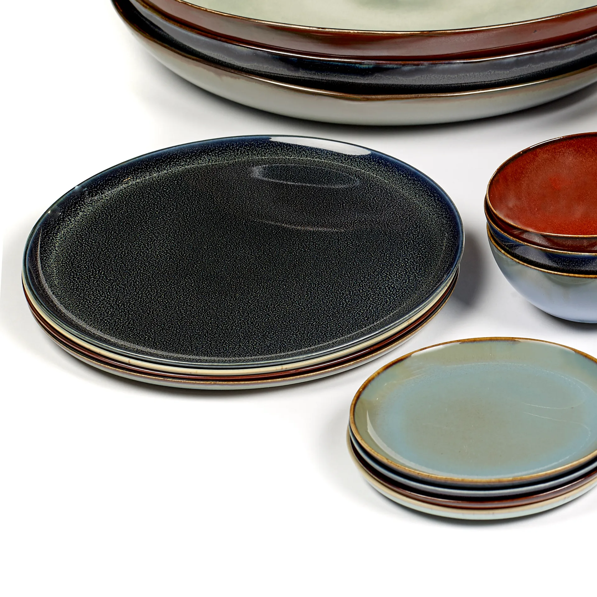 Terres de Rêves small plate 22 cm, dark blue Serax