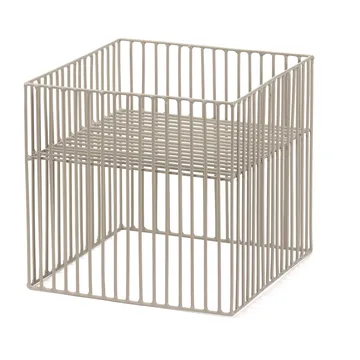 Turn basket square 22x22 cm - Grey - Serax