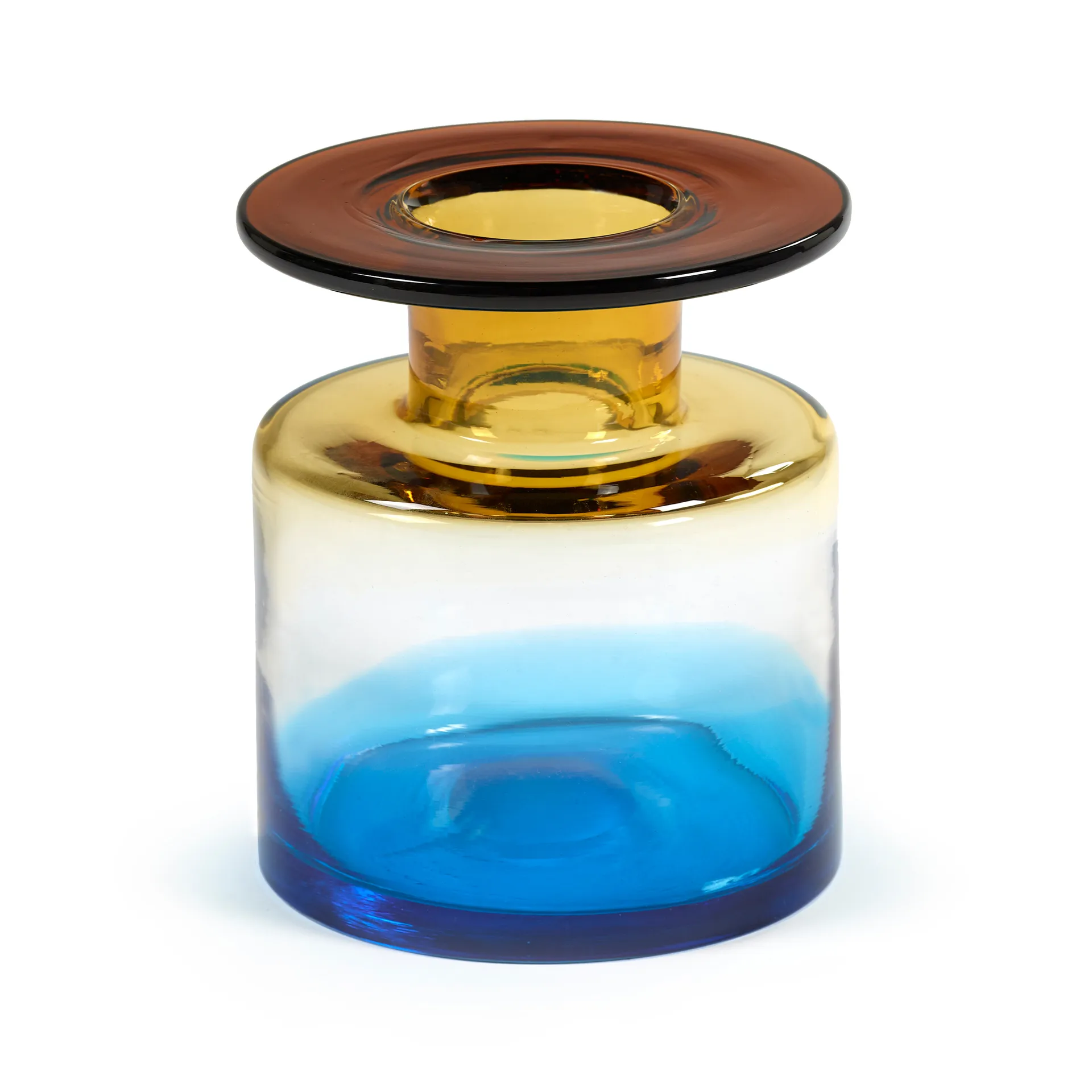 Wind & Fire vase 22 cm, blue-amber Serax