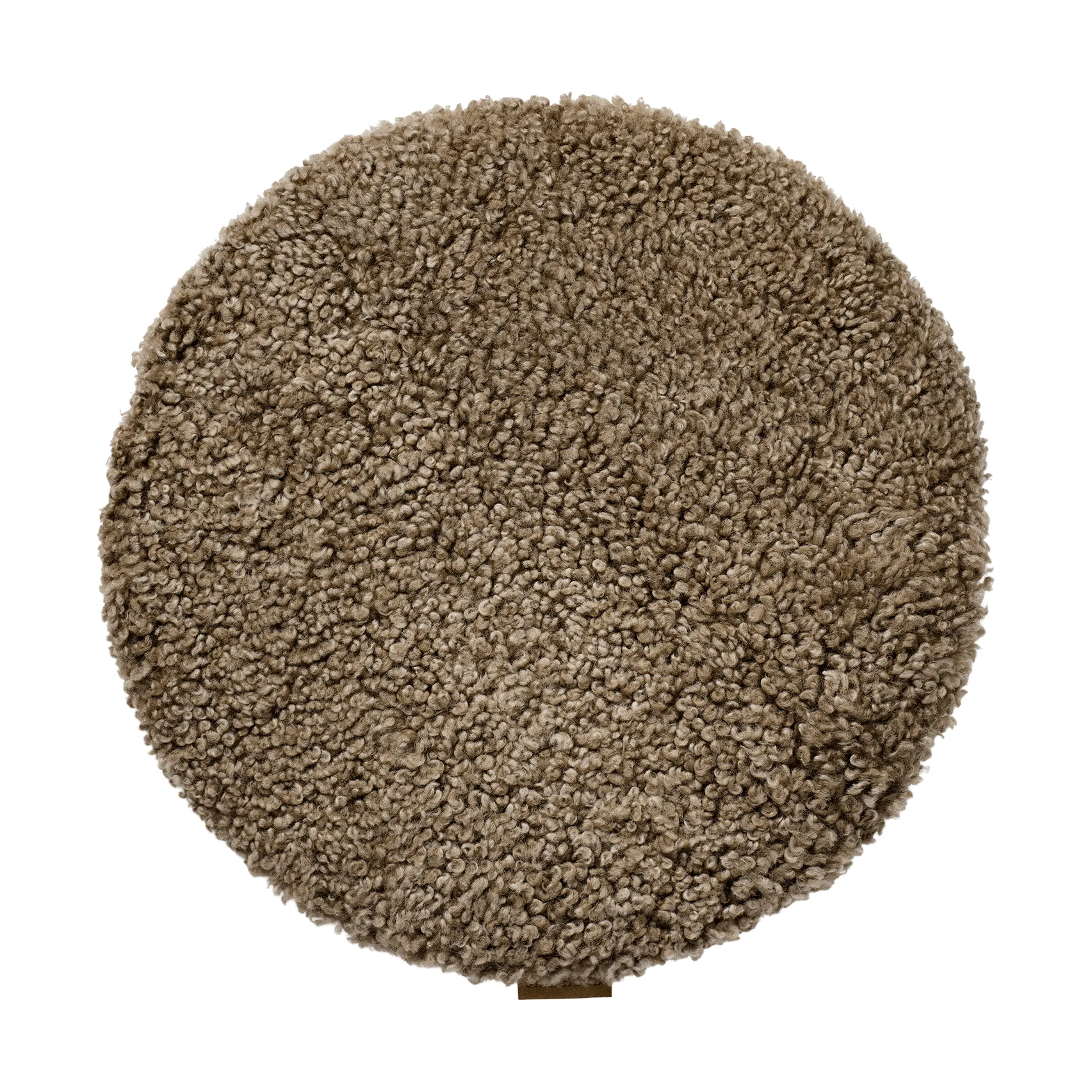 Jill padded chair cushion, Desert (beige), Ø36 cm Shepherd of Sweden