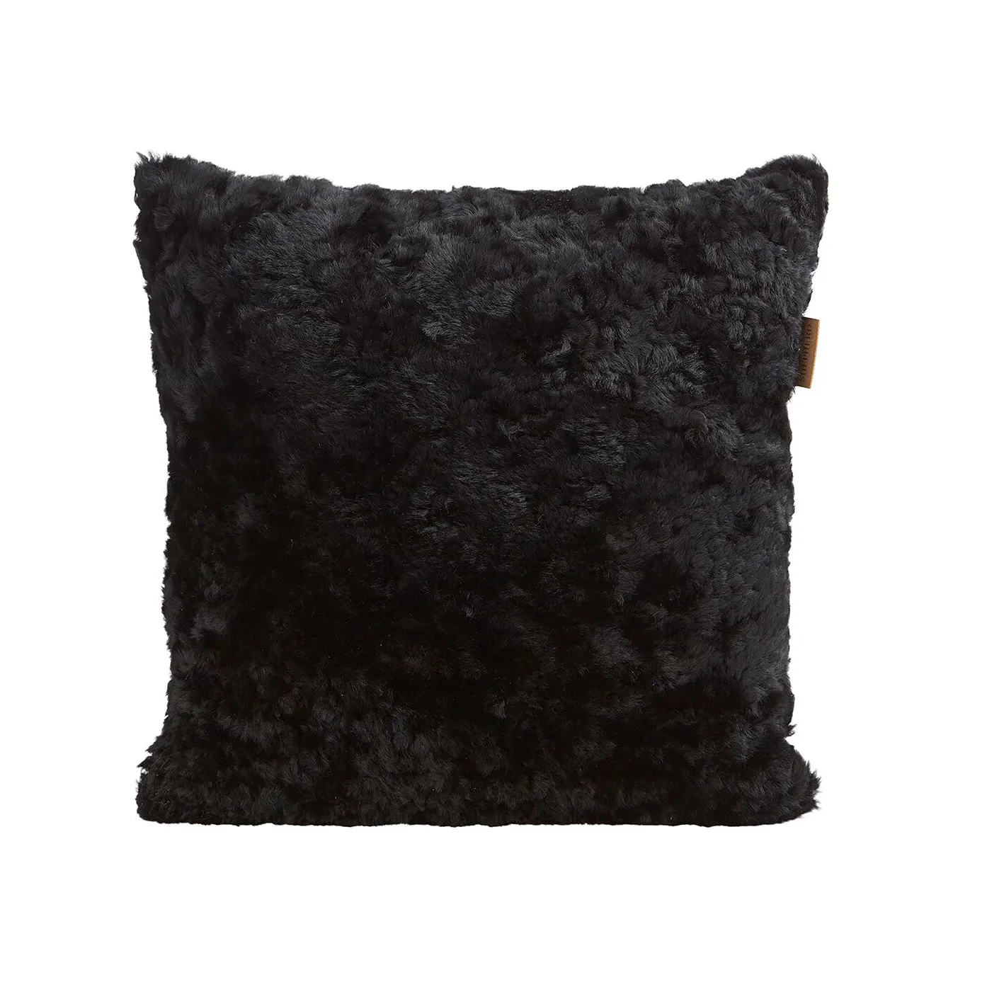 Shepherd Lina sheep skin cushion 40 x 40 cm, black Shepherd of Sweden
