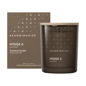 Hygge scented candle with lid - 200 g - Skandinavisk