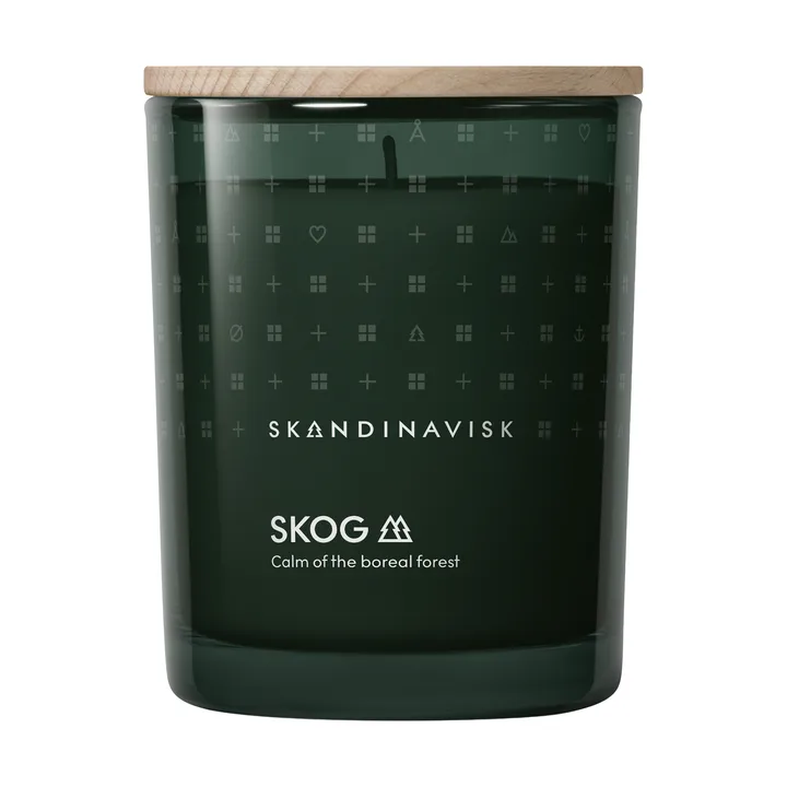 Skog scented candle with lid - 200 g - Skandinavisk