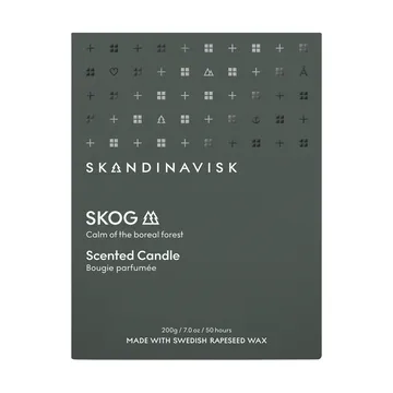Skog scented candle with lid - 200 g - Skandinavisk