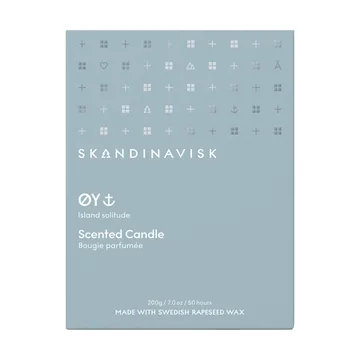 Øy scented candle with lid - 200 g - Skandinavisk