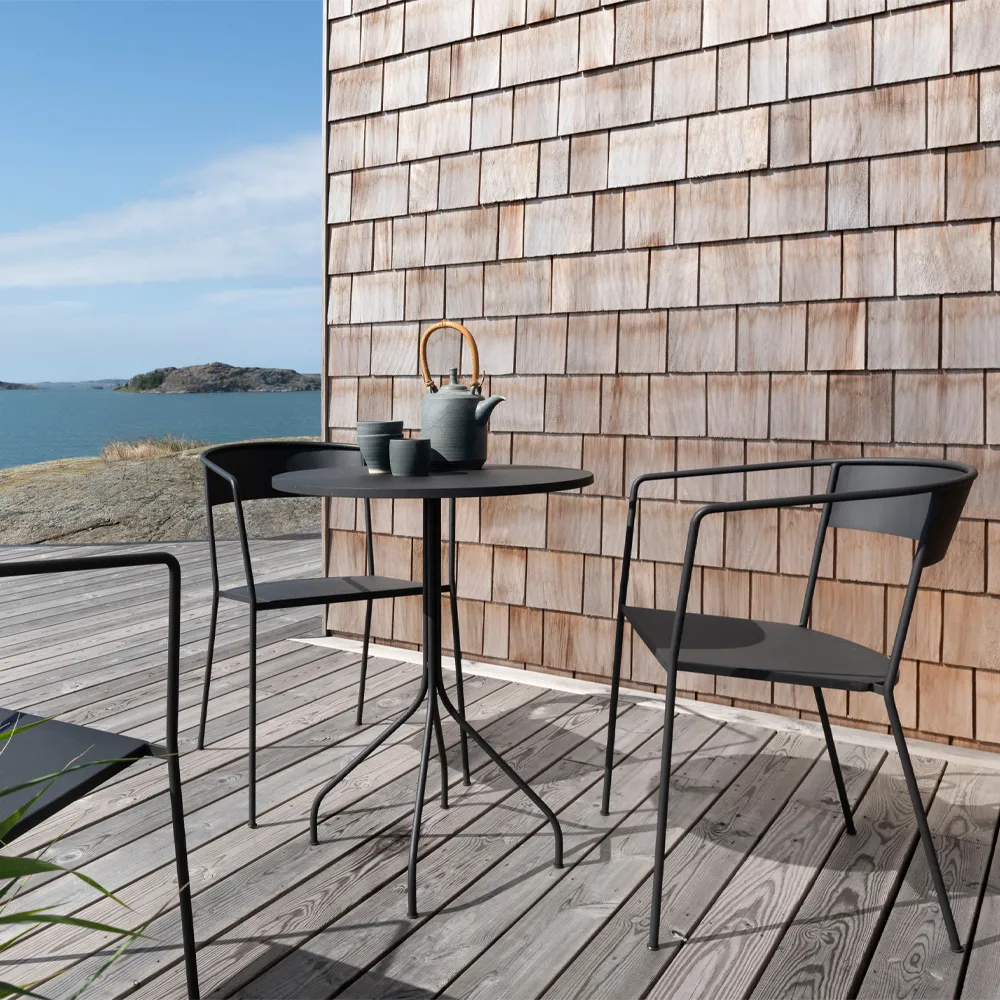 Arholma Small table, Dark grey Skargaarden