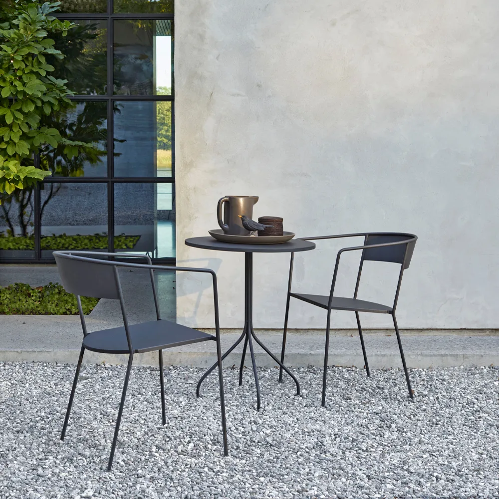 Arholma Small table, Dark grey Skargaarden