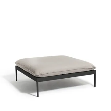 Bönan foot stool - Light grey-dark grey aluminium - Skargaarden