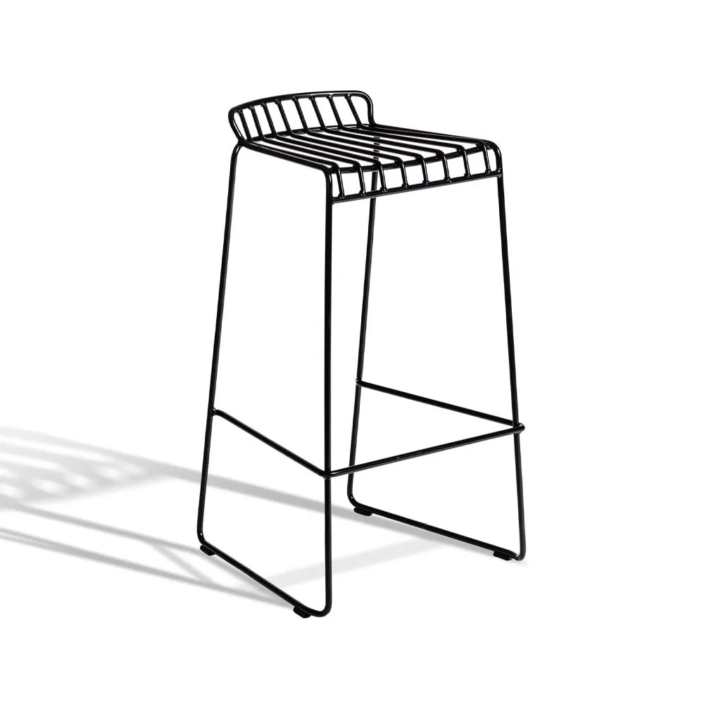 Resö bar chair, Black, high Skargaarden