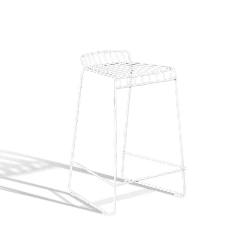 Resö bar chair, White, low Skargaarden