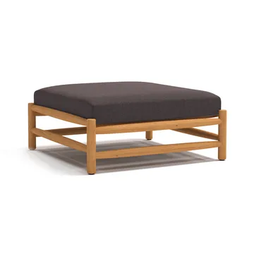 Saltholm ottoman teak-grey brown cushion - Skargaarden