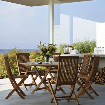 Viken table - Teak, large - Skargaarden