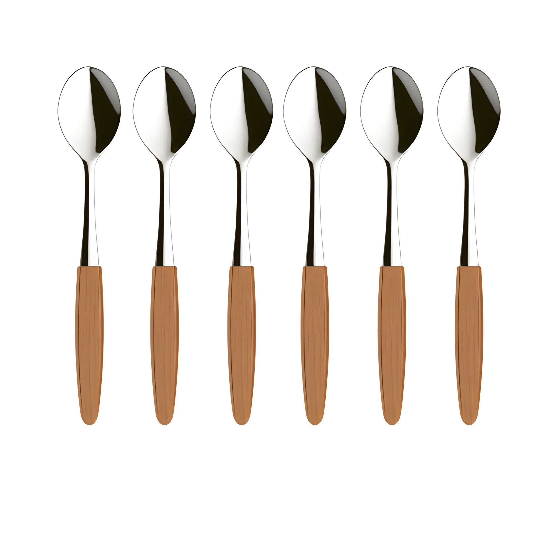 Skaugum coffee spoon 6-pack Ecco Teak,  Skaugum of Norway