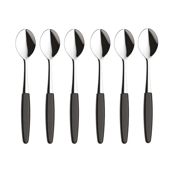 Skaugum coffee spoon 6-pack Urban Black - Skaugum of Norway