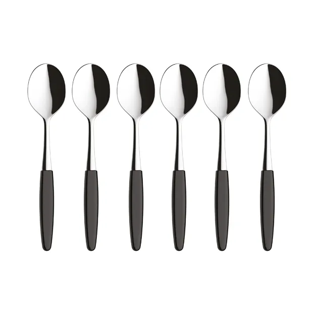 Skaugum dessert spoon 6-pack Urban Black - Skaugum of Norway