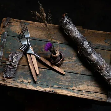 Skaugum fork 6-pack Ecco Teak - Skaugum of Norway