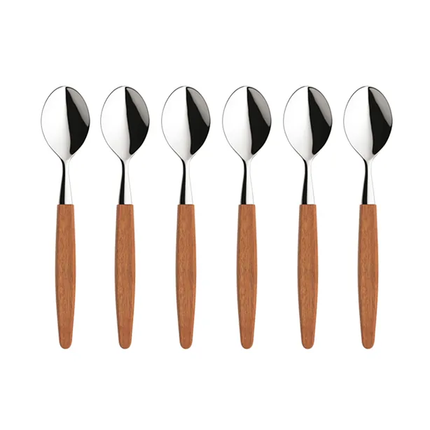 Skaugum spoon 6-pack Ecco Teak,  Skaugum of Norway
