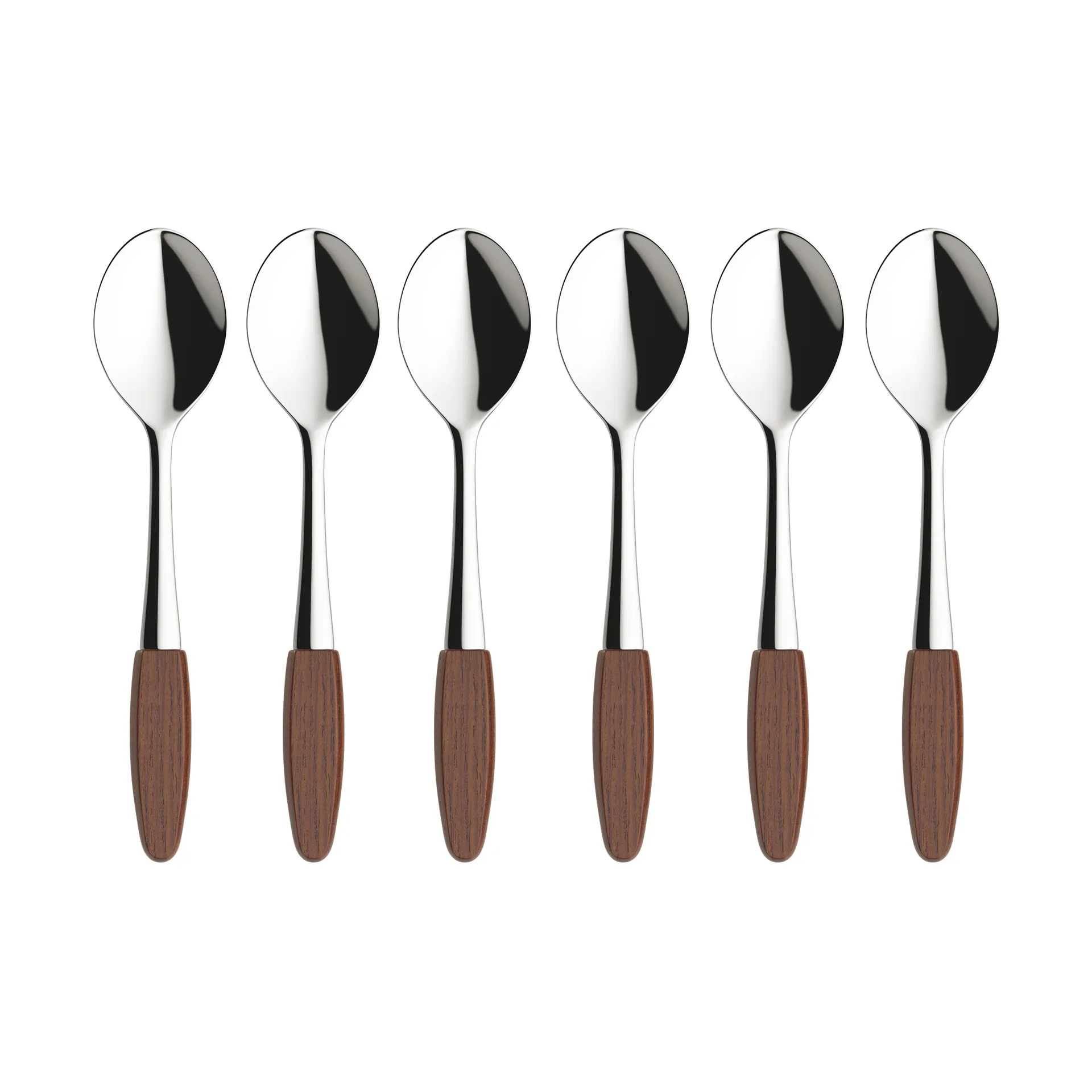 Skaugum teaspoon 6-pack Ecco Teak,  Skaugum of Norway