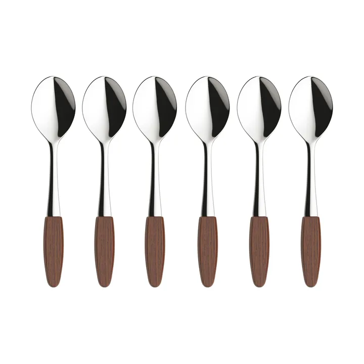 Skaugum teaspoon 6-pack Ecco Teak - Skaugum of Norway