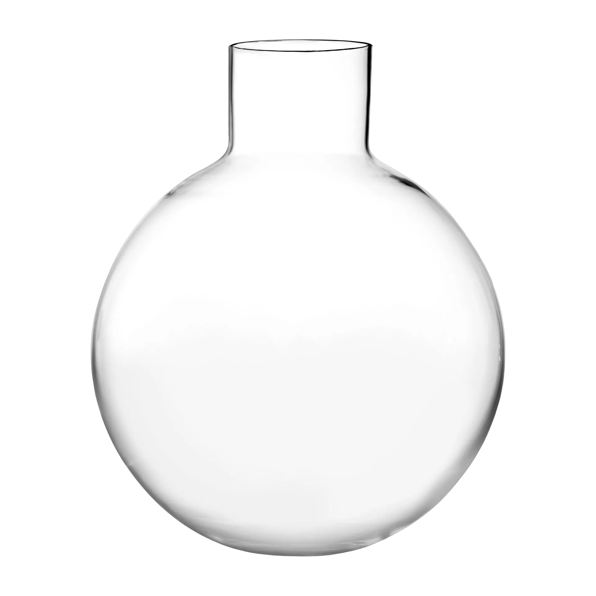 Pallo vase, Clear 31 cm Skrufs Glasbruk