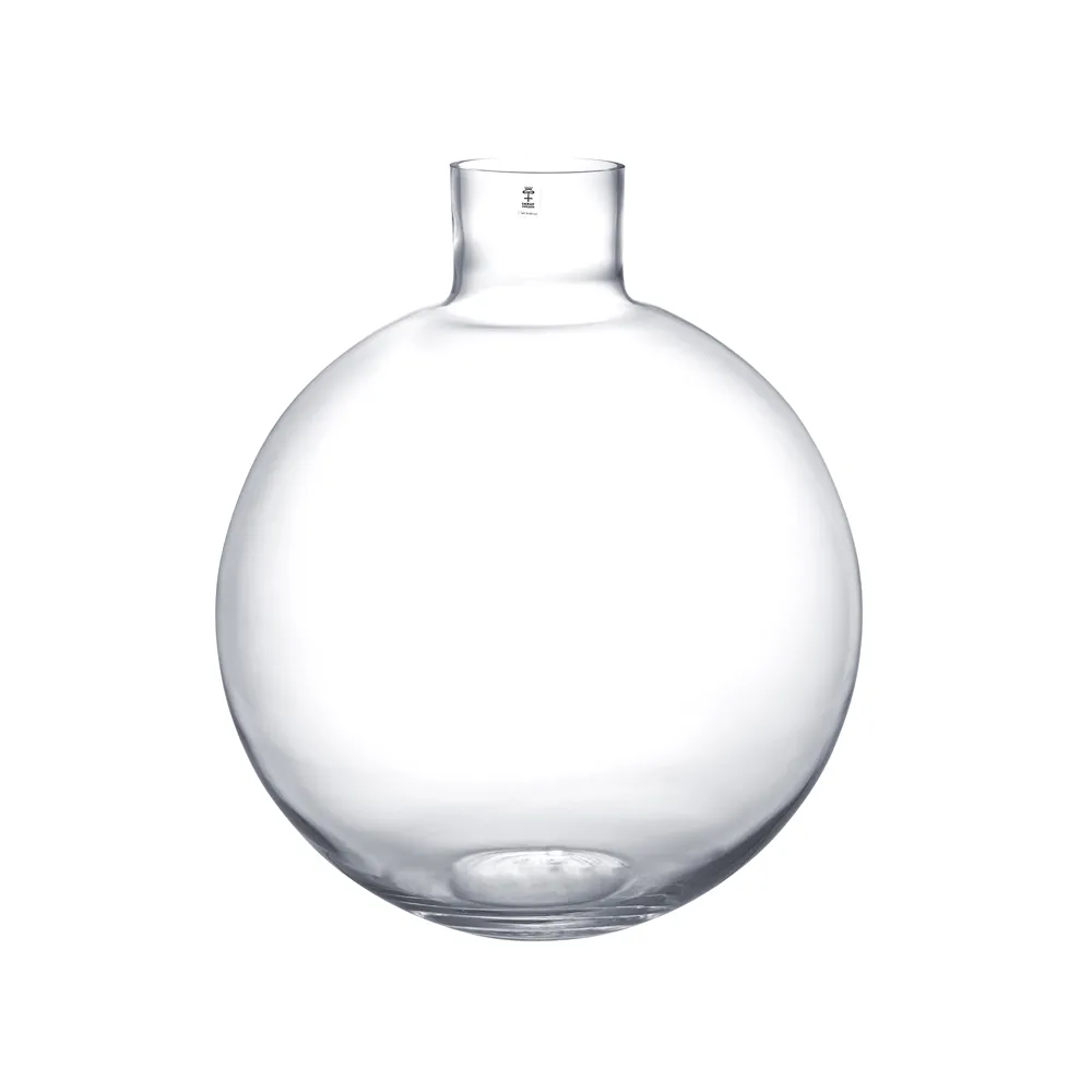 Pallo vase, Clear 37 cm Skrufs Glasbruk