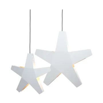 Advent Stjärna Advent star - White-grey cord, 60 cm - SMD Design