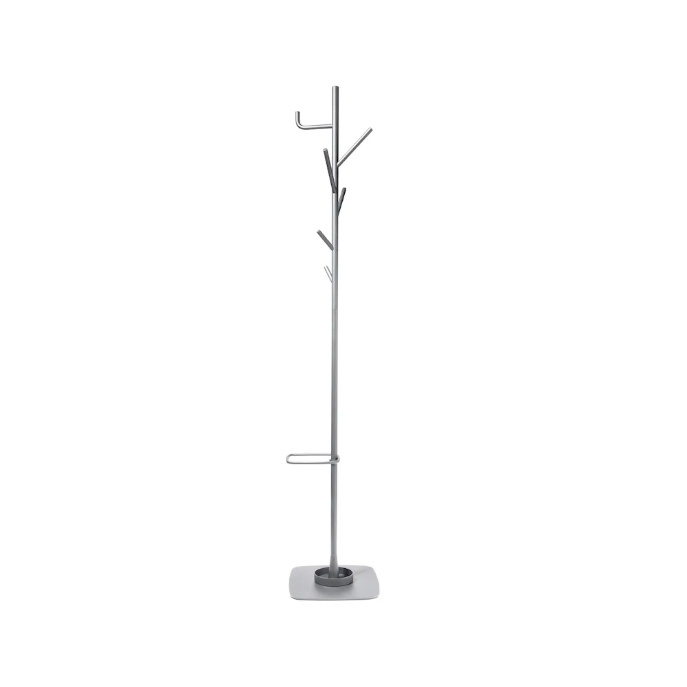 Alfred hanger with umbrella holder, Light grey SMD Design