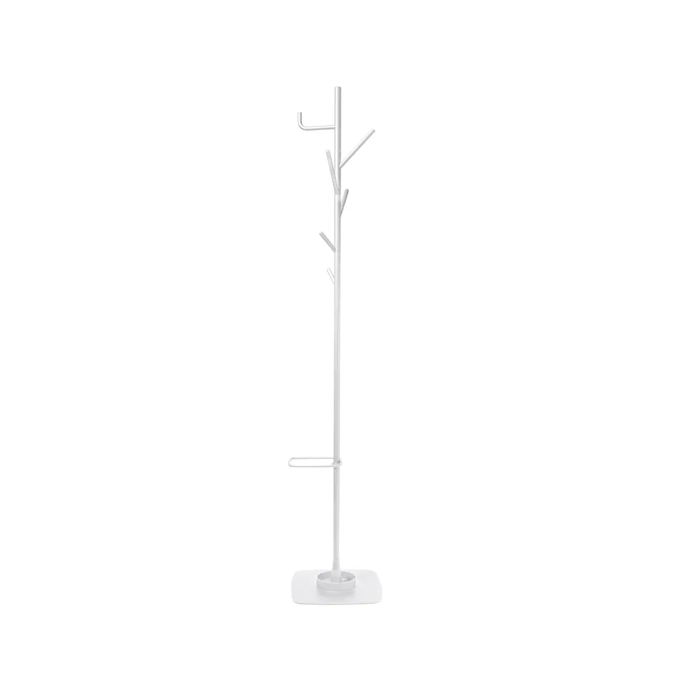 Alfred hanger with umbrella holder, White SMD Design