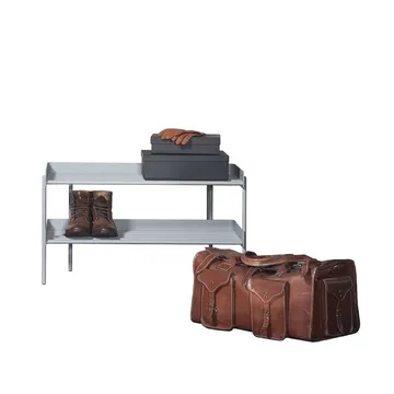 Alfred shoe shelf - Light grey, extension - SMD Design