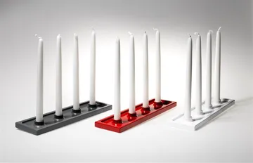 Crater advent candleholder - Grey, 4 lights - SMD Design