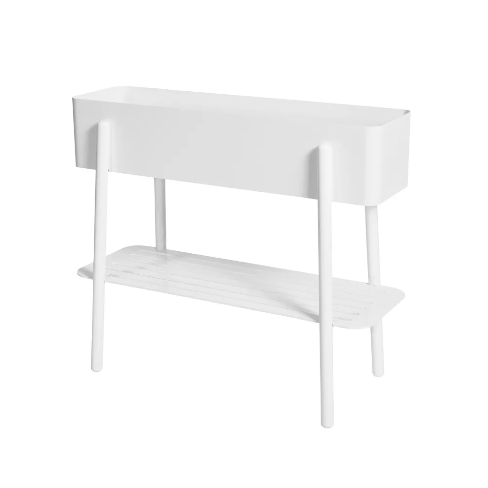 Prunella Flower stand, White/aluminium SMD Design