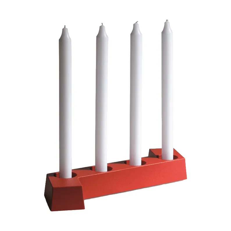 SMD advent candleholder, Red, 4 lights SMD Design SMD advent candleholder, Red, 4 lights SMD Design