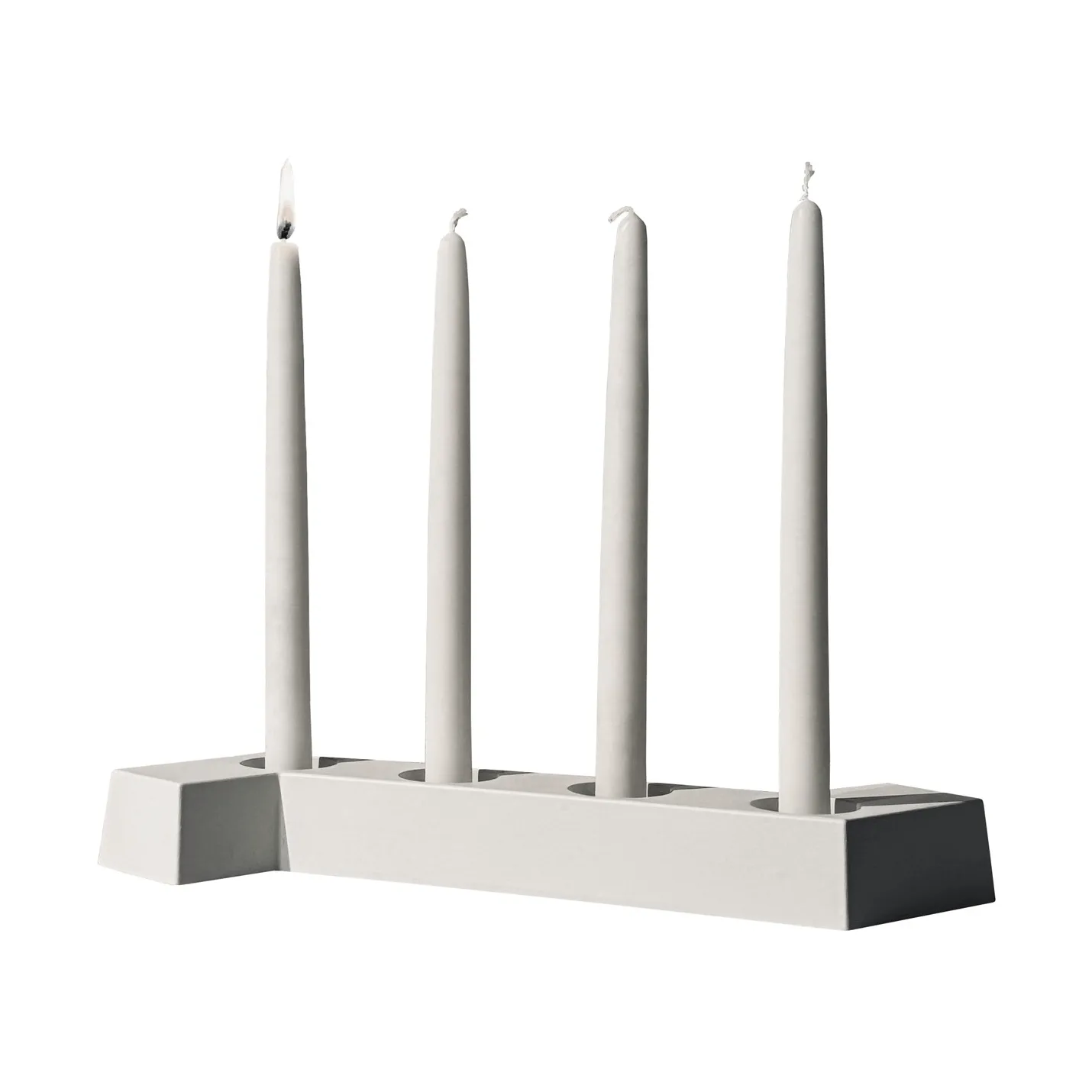 SMD advent candleholder, White, 4 lights SMD Design SMD advent candleholder, White, 4 lights SMD Design