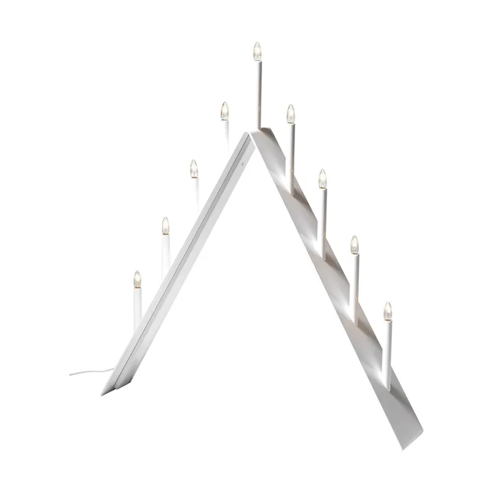 Spica 9 Advent candle holder - White, led - SMD Design
