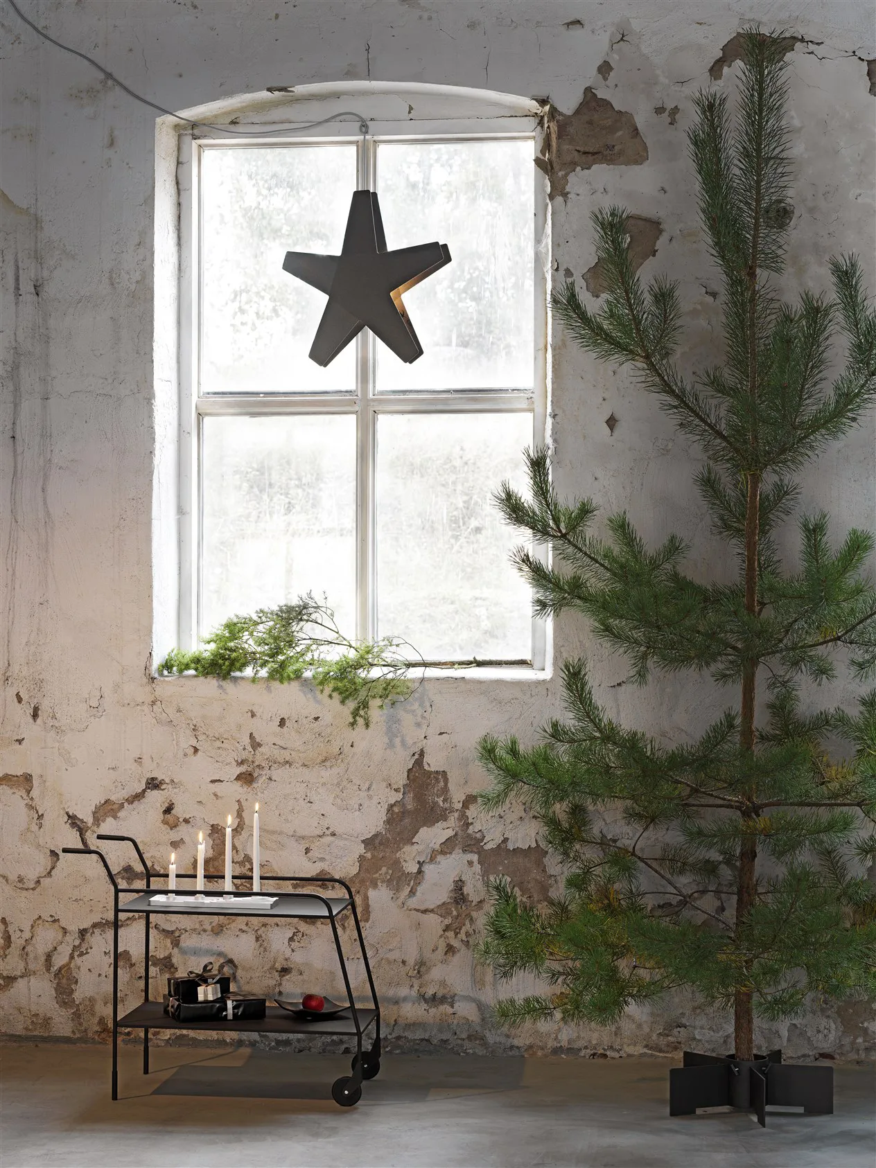 Turbine Christmas tree stand Ø48 cm, Anthracite SMD Design