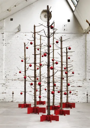 Turbine Christmas tree stand Ø48 cm - Red - SMD Design