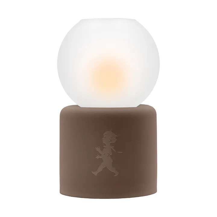 Globe tealight holder Ø9.5x17 cm - Brown - Solstickan Design