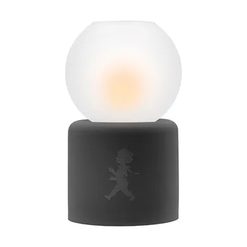 Globe tealight holder Ø9.5x17 cm - Dark grey - Solstickan Design