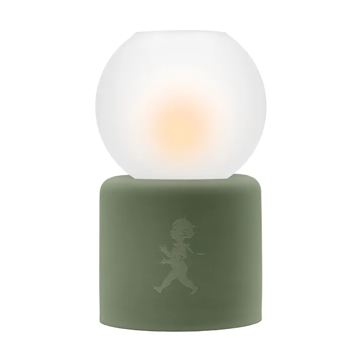 Globe tealight holder Ø9.5x17 cm - Green - Solstickan Design