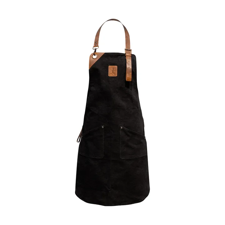 Solstickan canvas apron - Black - Solstickan Design
